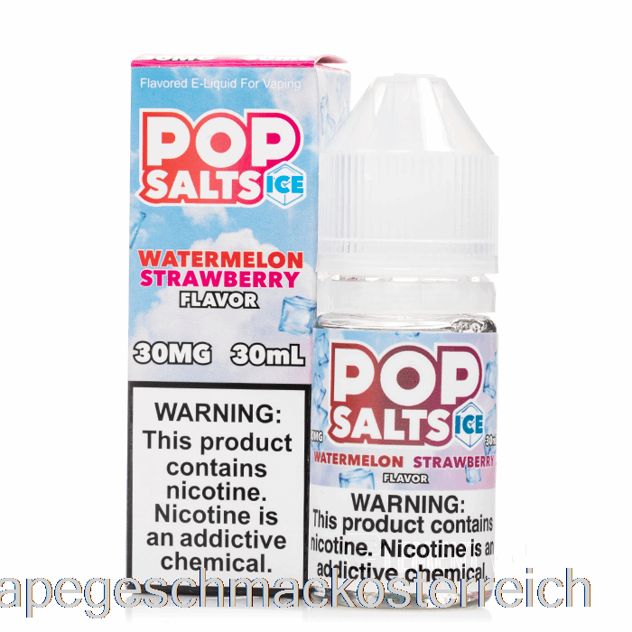 Eis, Wassermelone, Erdbeere – Pop-Salze – 30 Ml, 30 Mg Vape-Geschmack